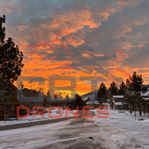 Sunset in Mammoth Lakes